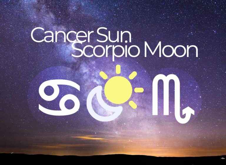 Cancer Sun Scorpio Moon Polar Extremes & A Decisive Personality