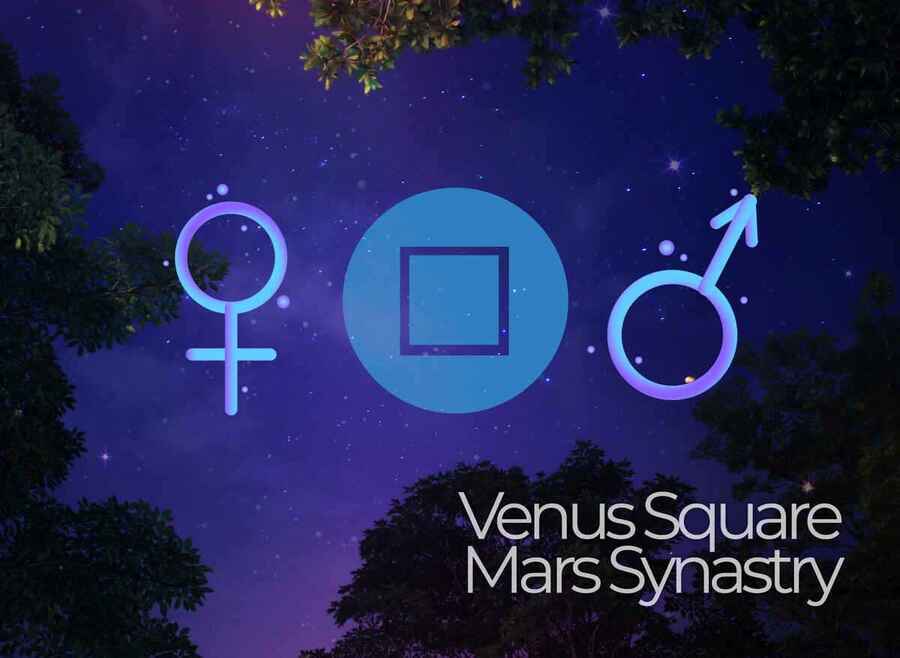 Venus Square Mars Synastry relationships are volatile, yet romantic. 
