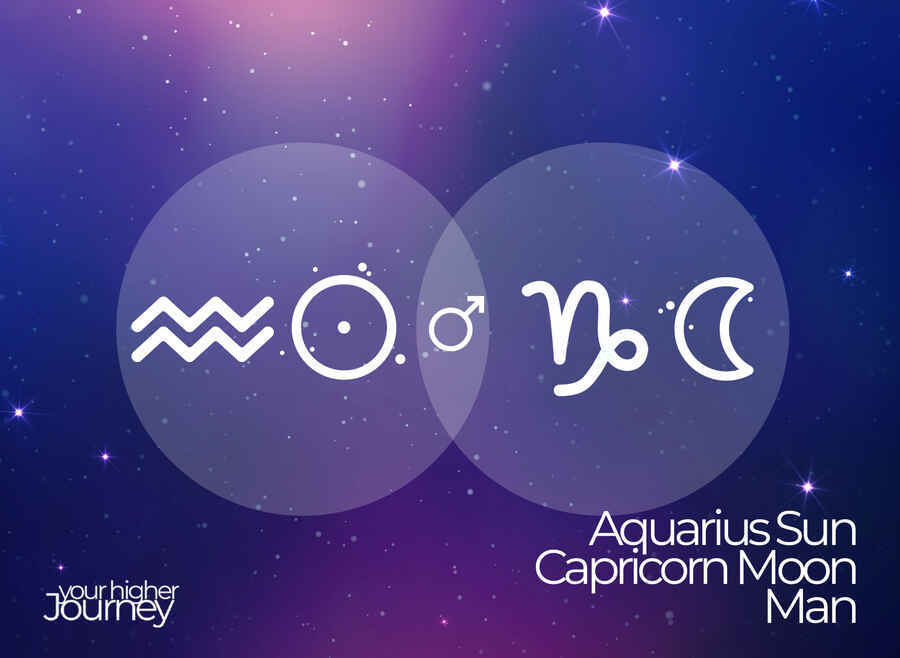 Aquarius Sun Capricorn Moon Man