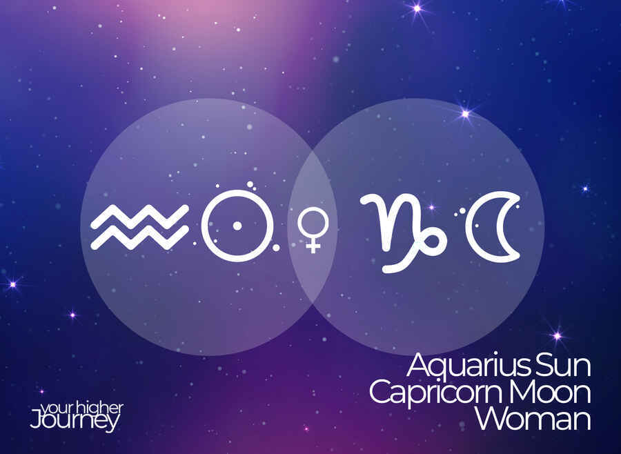 Aquarius Sun Capricorn Moon Woman