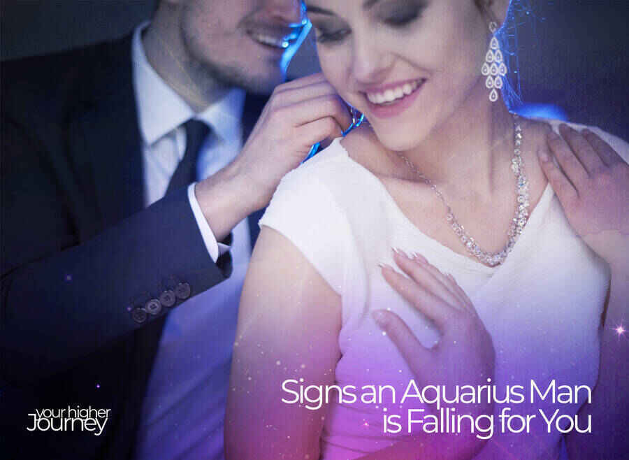 Signs an Aquarius Man is Falling for You