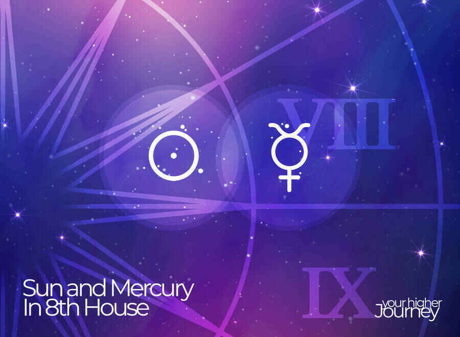 Sun and Mercury in 8th House