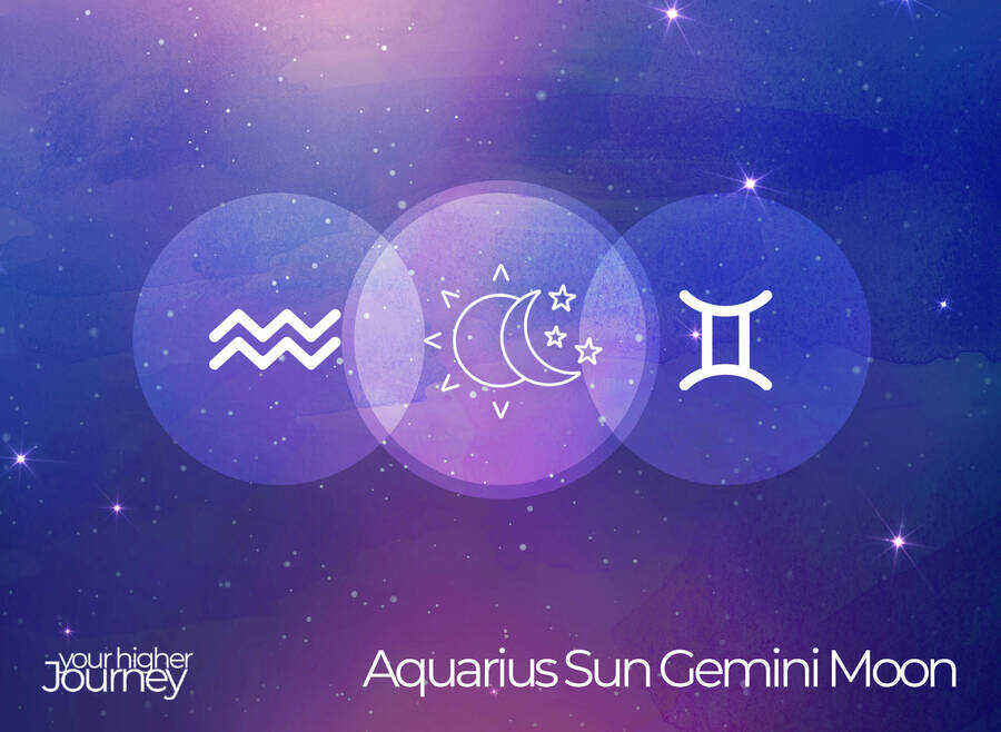 Aquarius Sun Gemini Moon