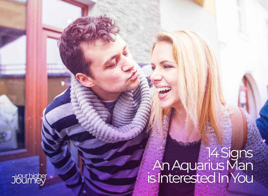 Signs an Aquarius Man is Interested In You