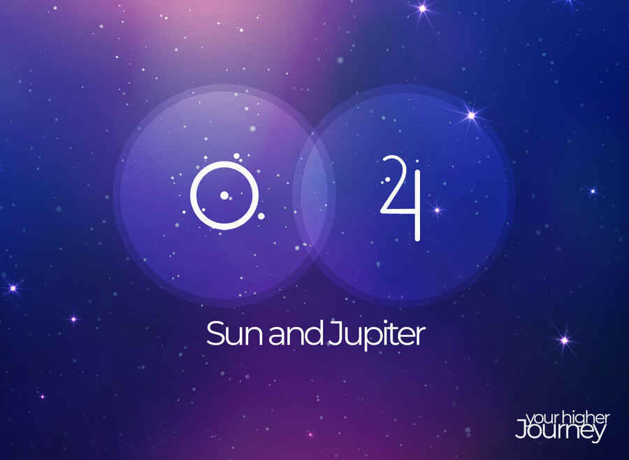Sun and Jupiter