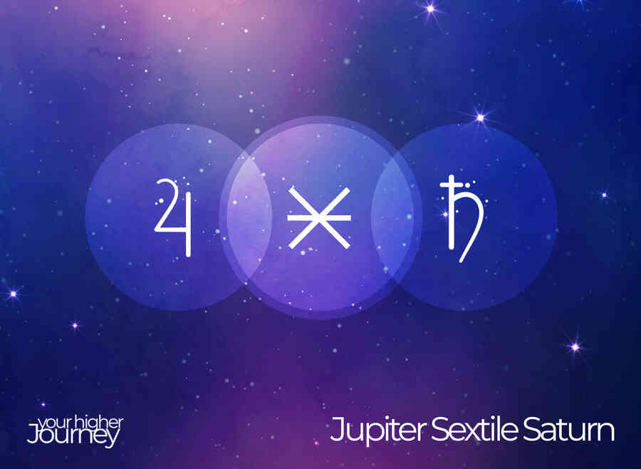 Jupiter Sextile Saturn