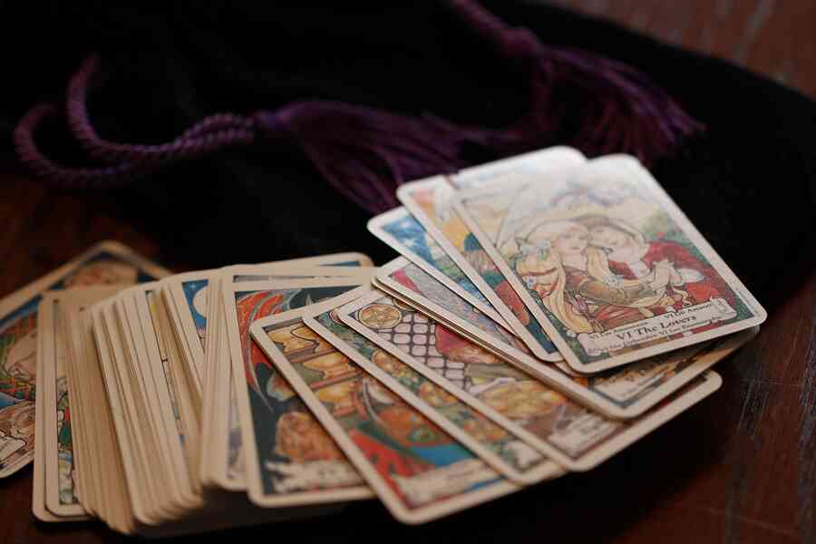 A selection of tarot cards