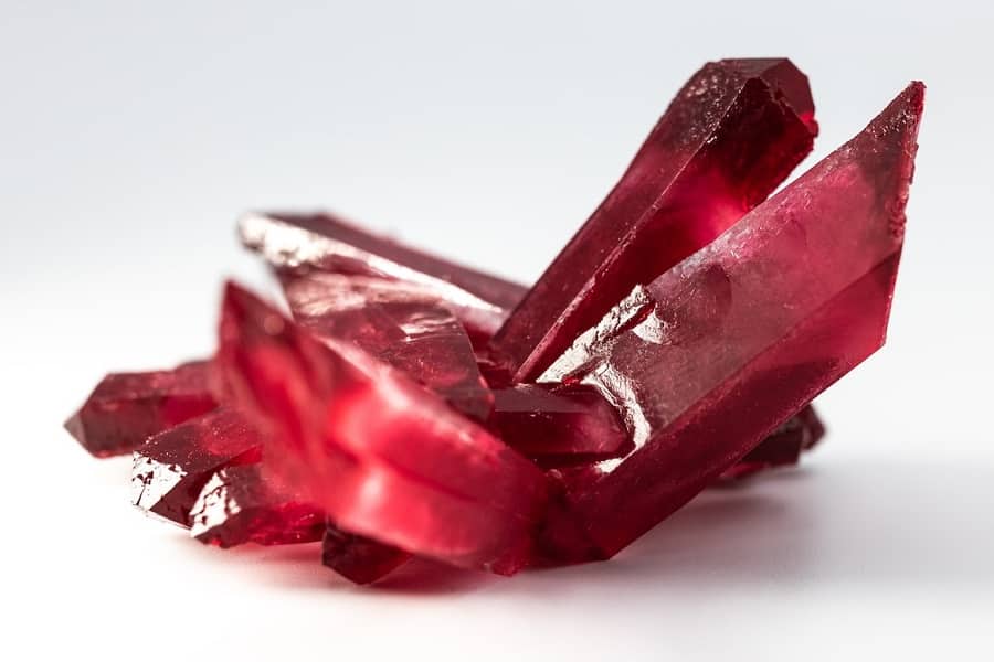 Ruby crystals